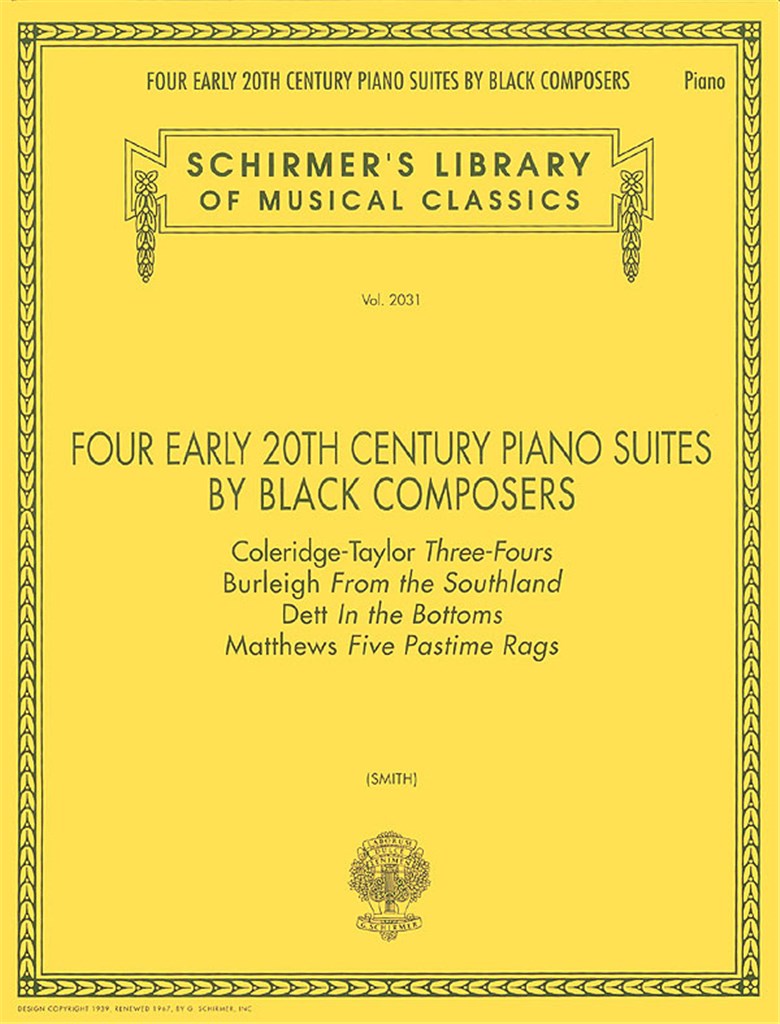 Four Early 20th Century Piano Suites